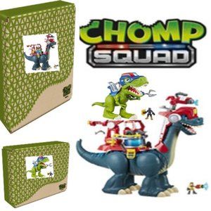 Blazeasaurus🦕  & Sparks McKenzie Playset + Troopersaurus & Bobby🦕BUNDLE SET🆕